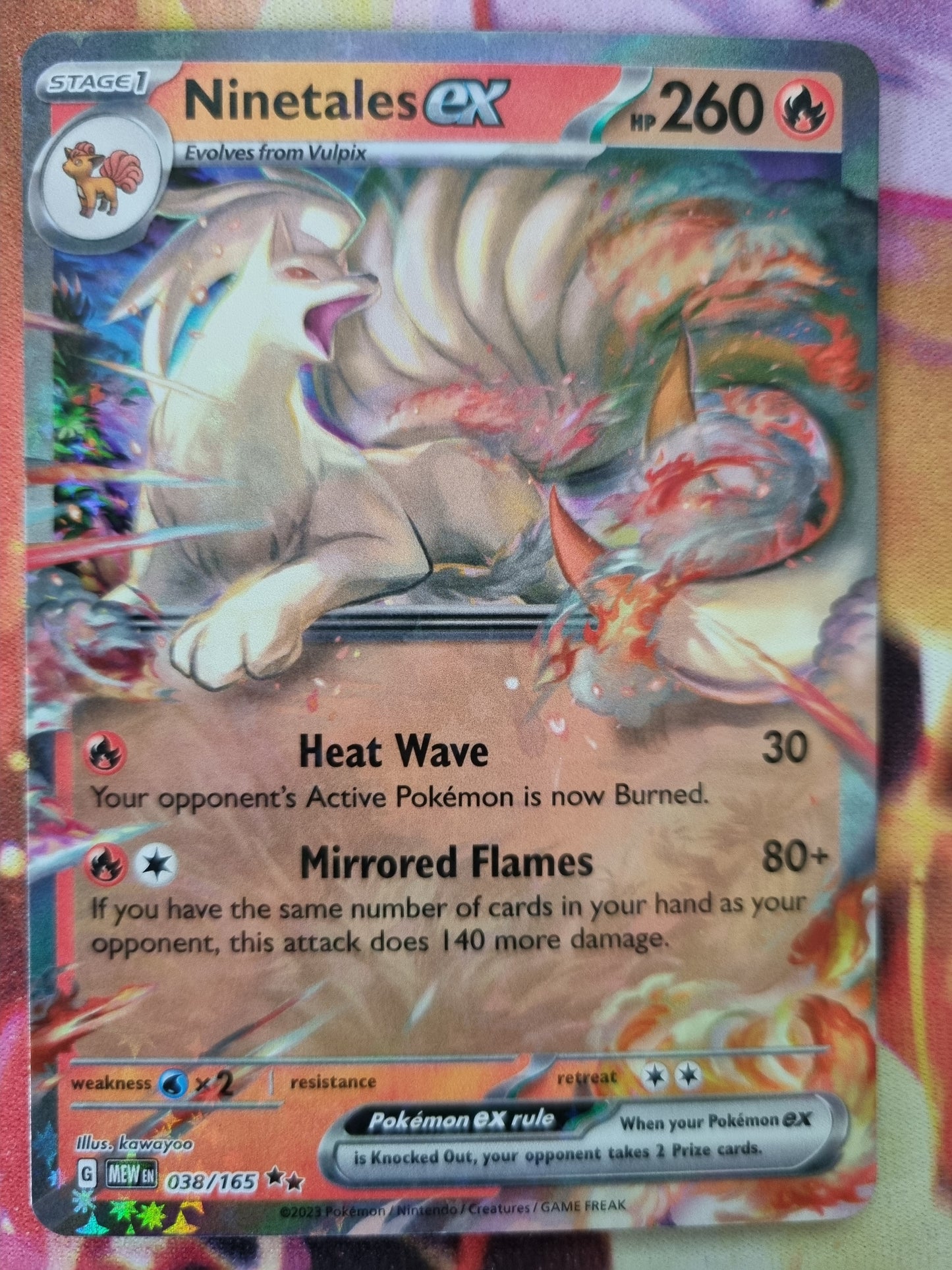 Ninetales EX 038/165