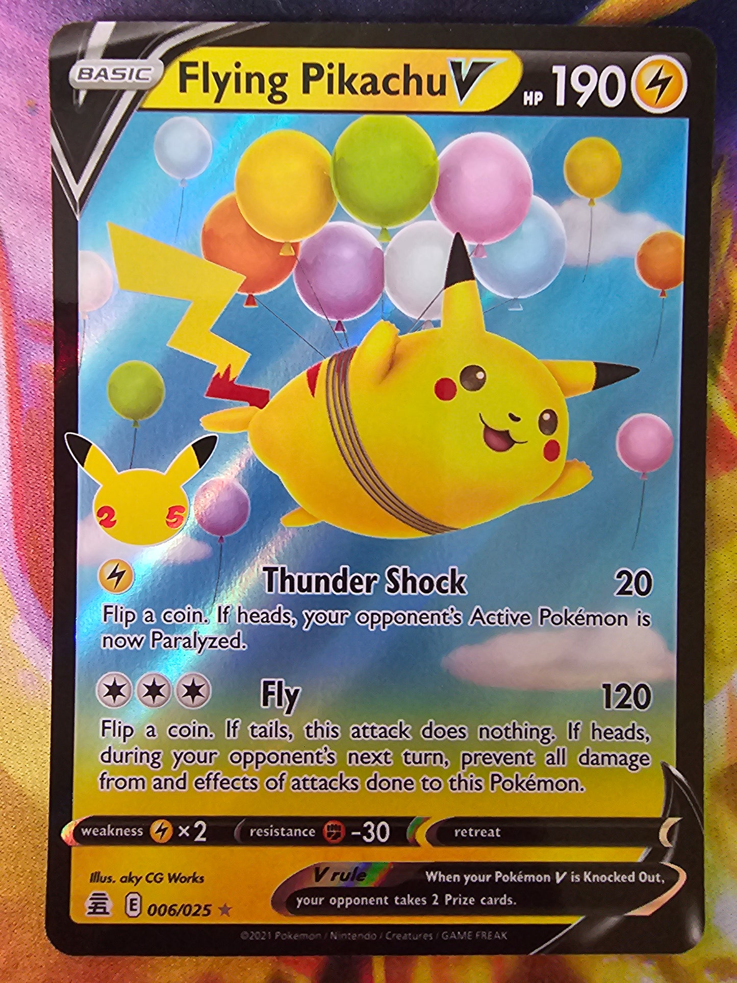 Flying Pikachu V 006/025