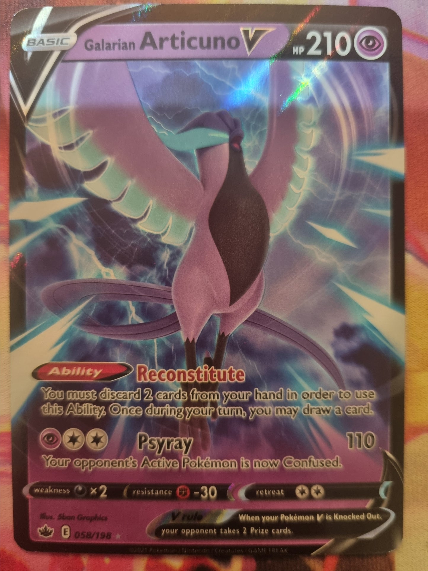 Galarian Articuno V 058/198