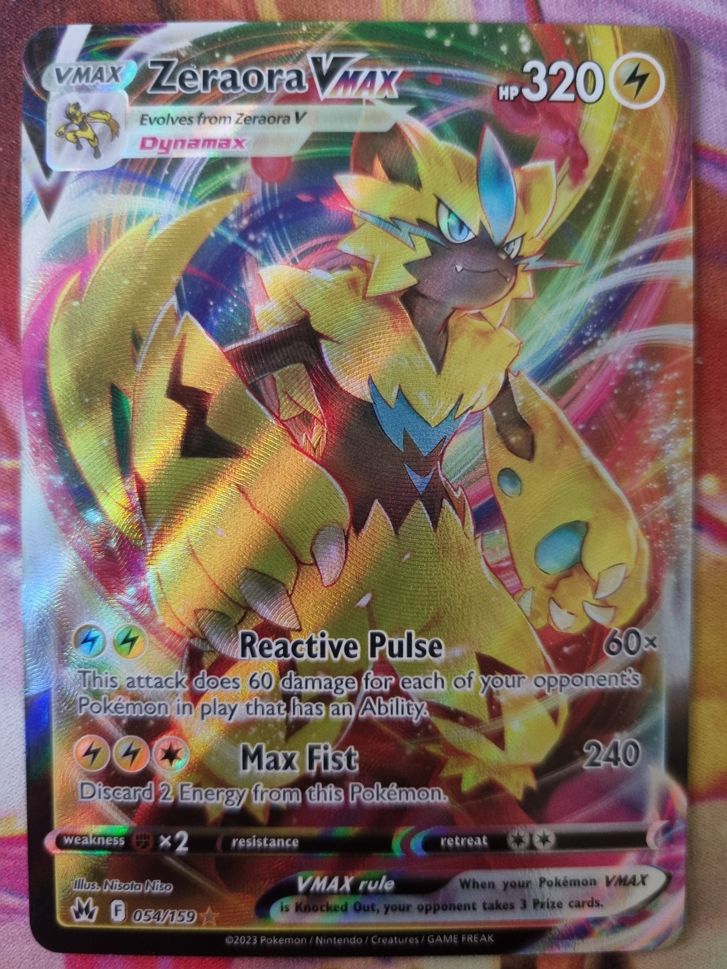 Zeraora Vmax 054/159