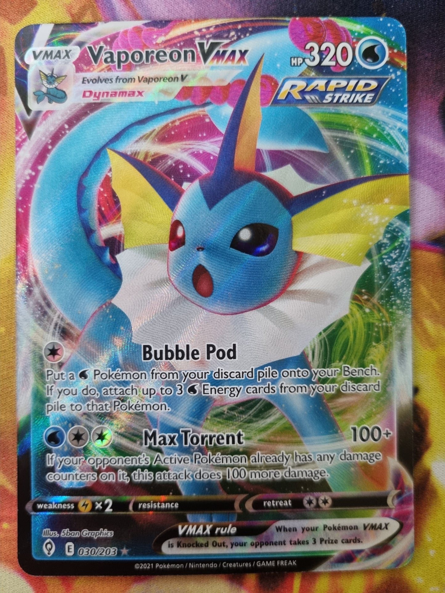 Vaporeon Vmax 030/203