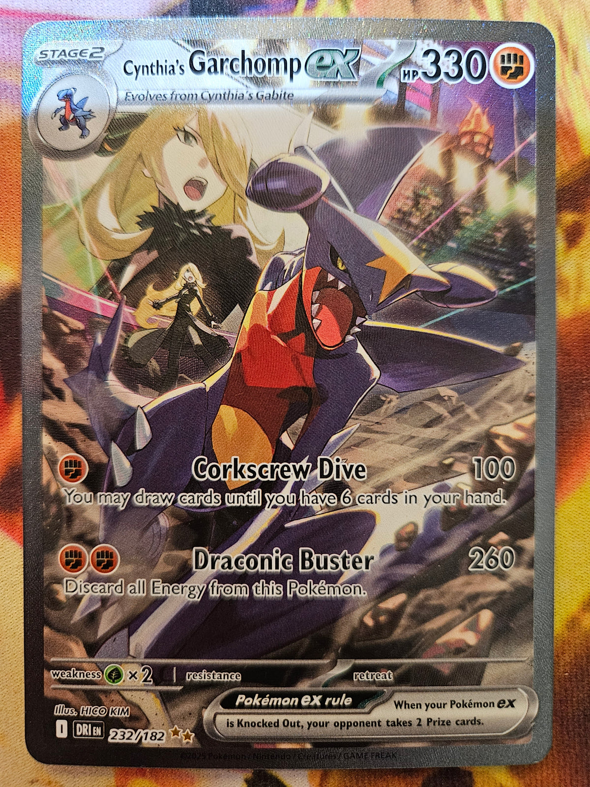Cynthias Garchomp EX 232/182
