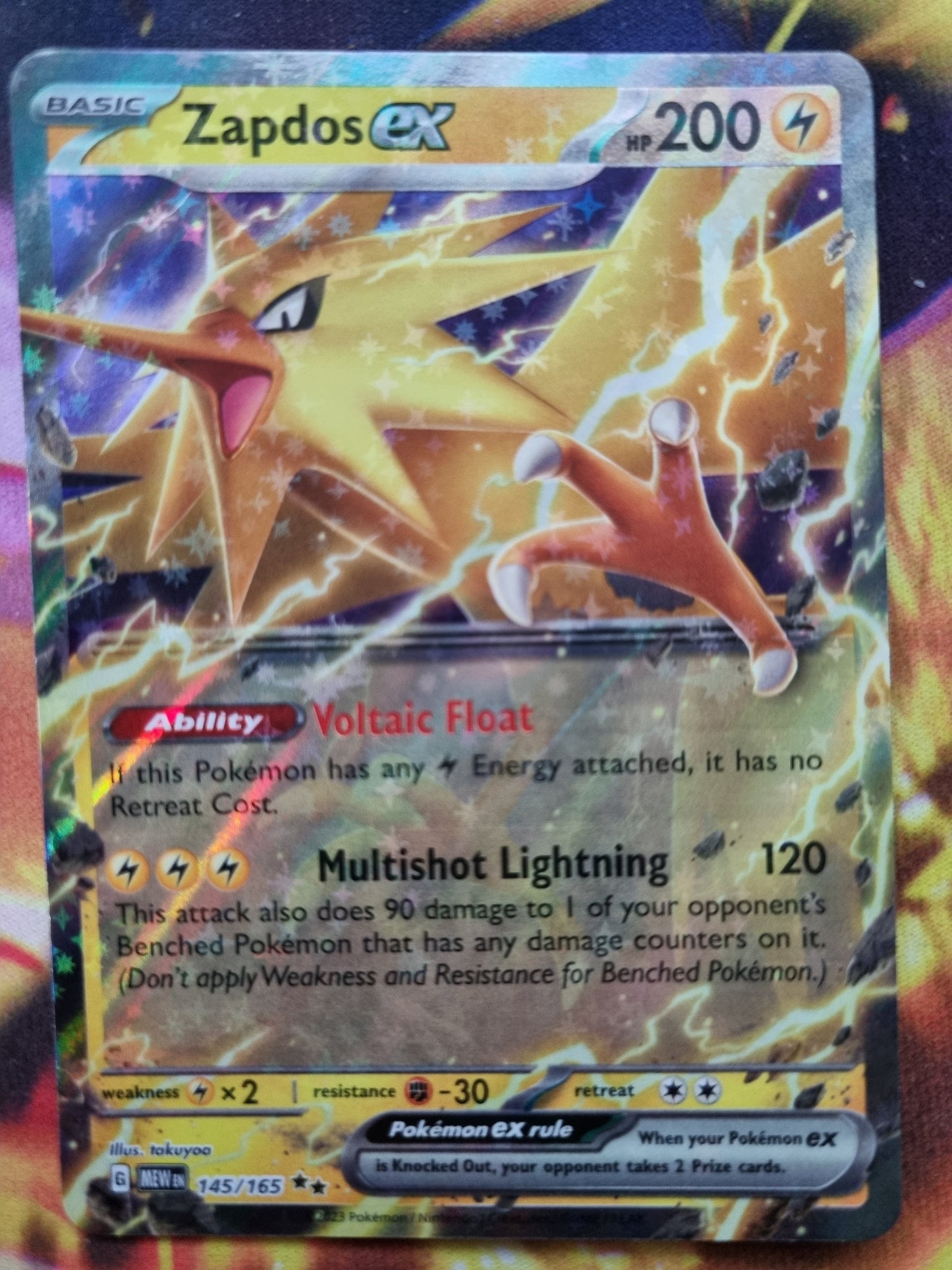 Zapdos EX 145/165