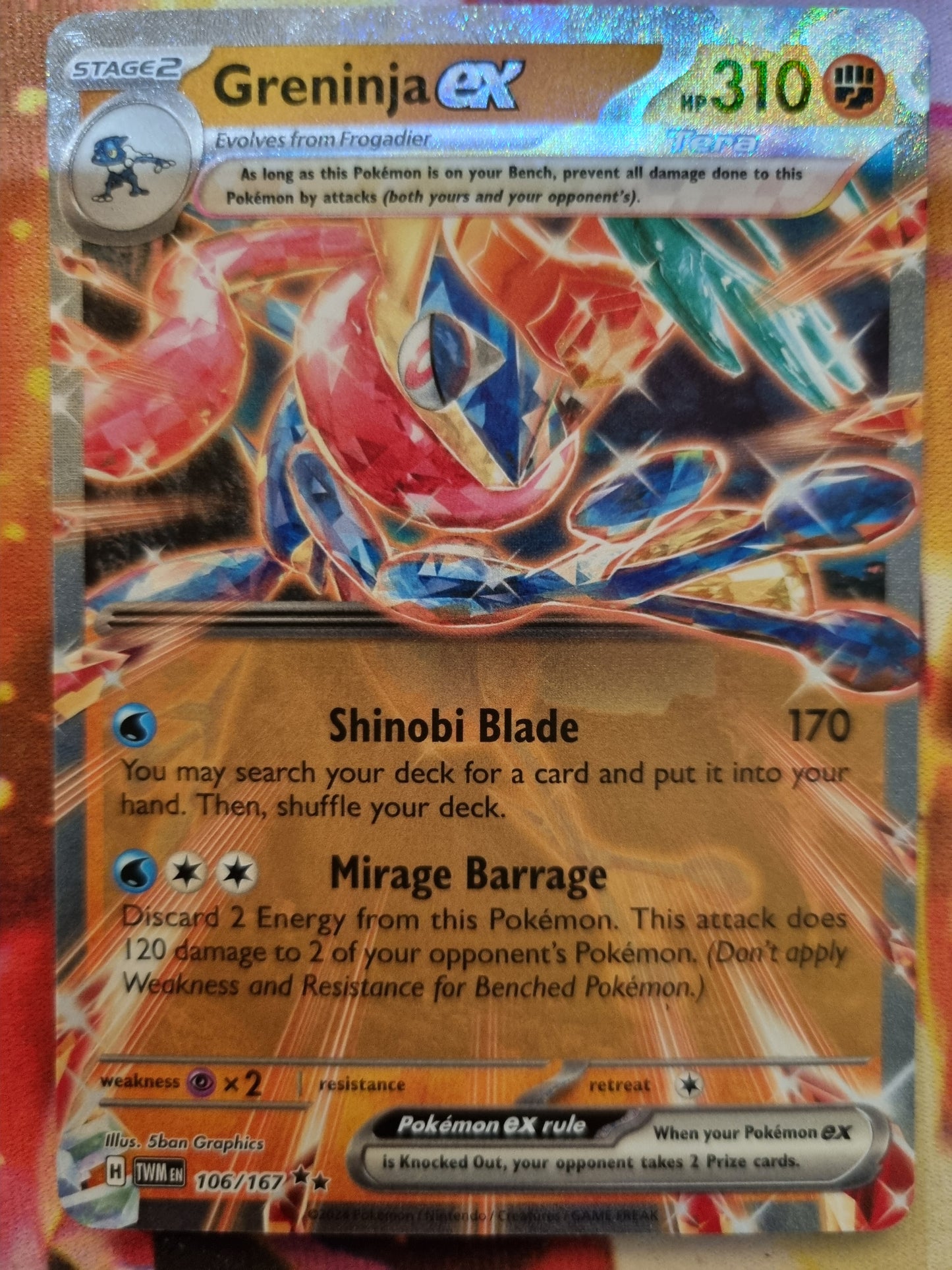 Greninja EX 106/167