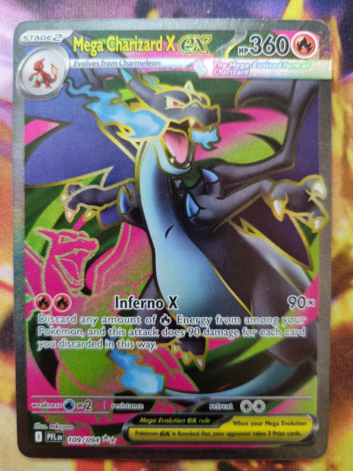 Mega Charizard X EX 109/094