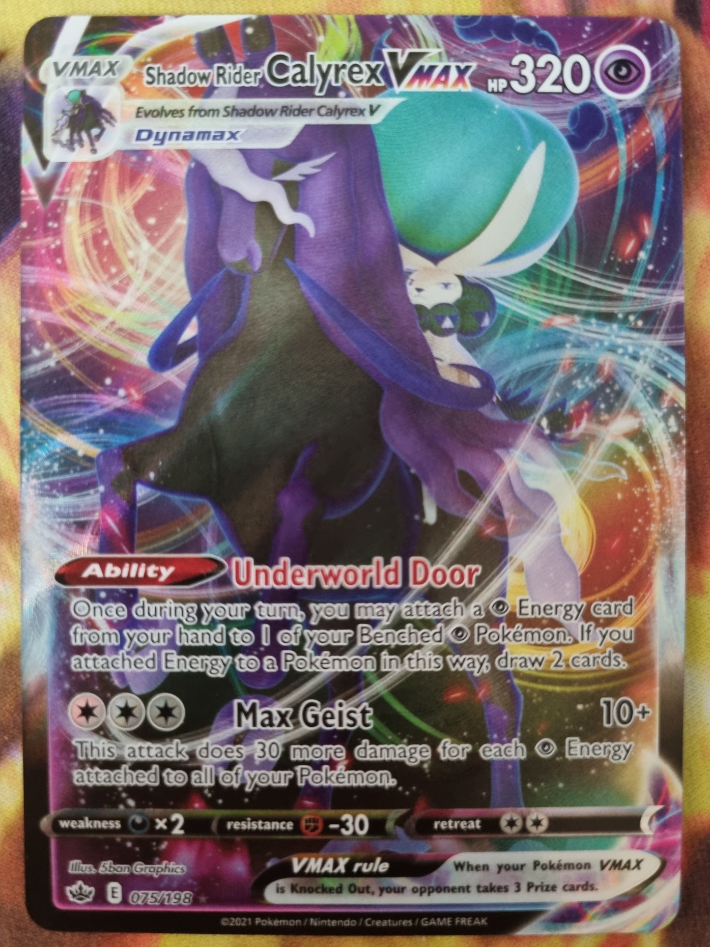 Shadow Rider Calyrex Vmax 075/198