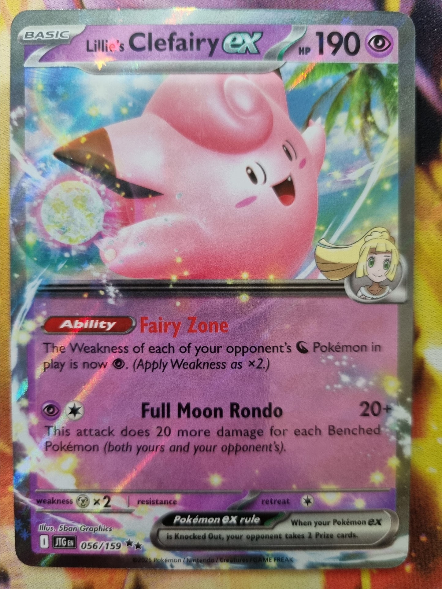 Lillies Clefairy EX 056/159