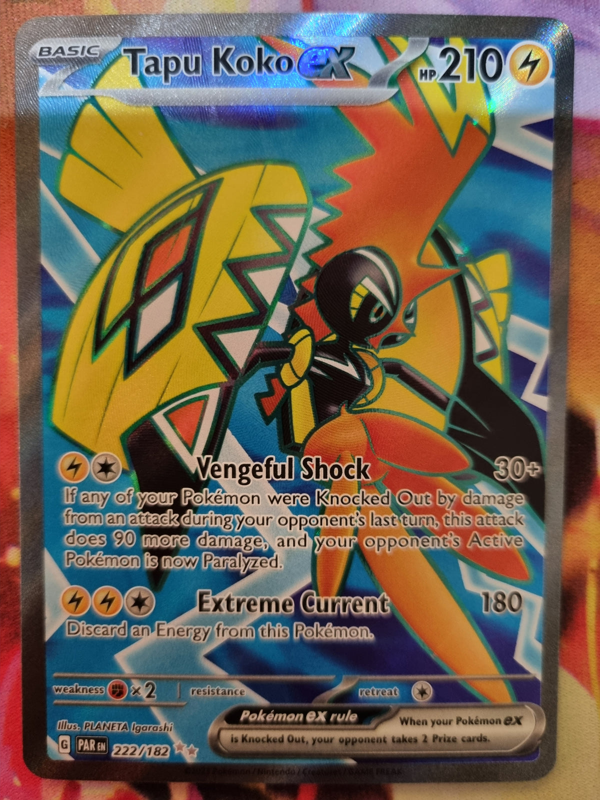 Tapu Koko EX 222/182