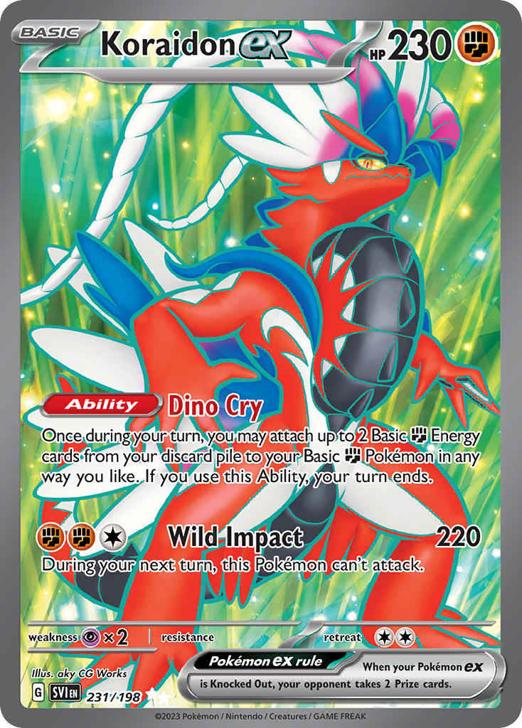 Koraidon EX 231/198