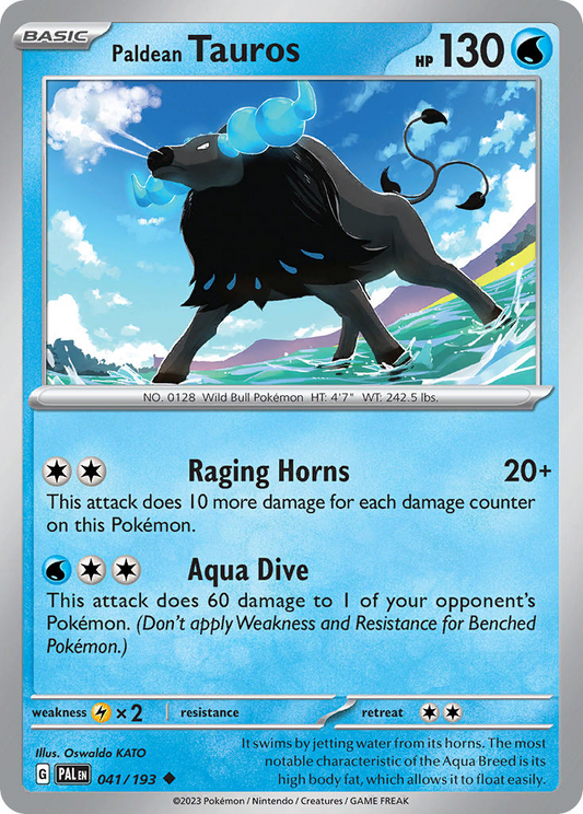Paldean Tauros 041/193
