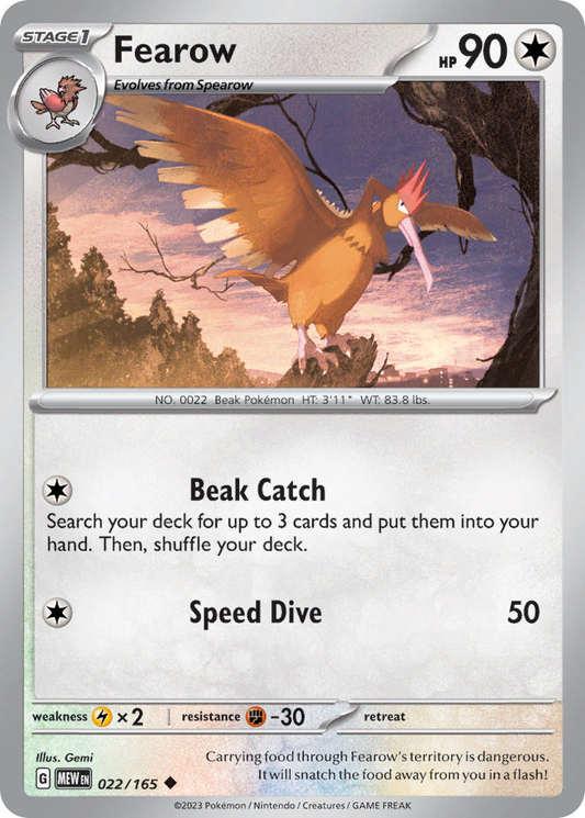 Fearow 022/165