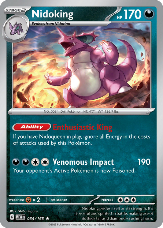 Nidoking 034/165