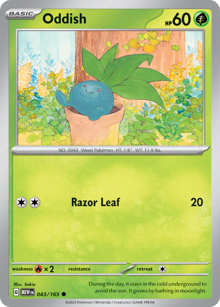 Oddish 043/165