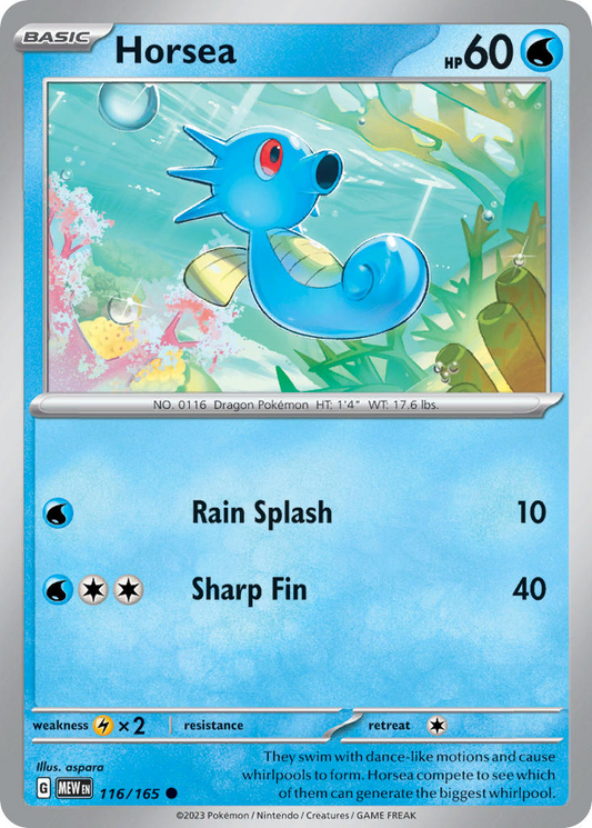 Horsea 116/165