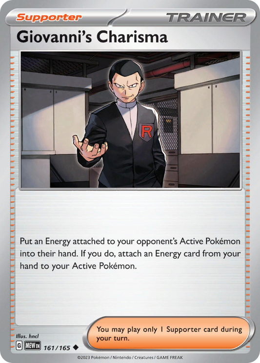 Giovanni's Charisma 161/165