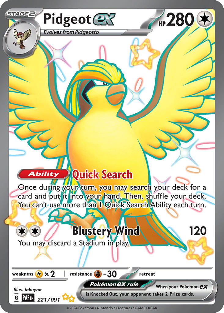 Pidgeot EX 221/091