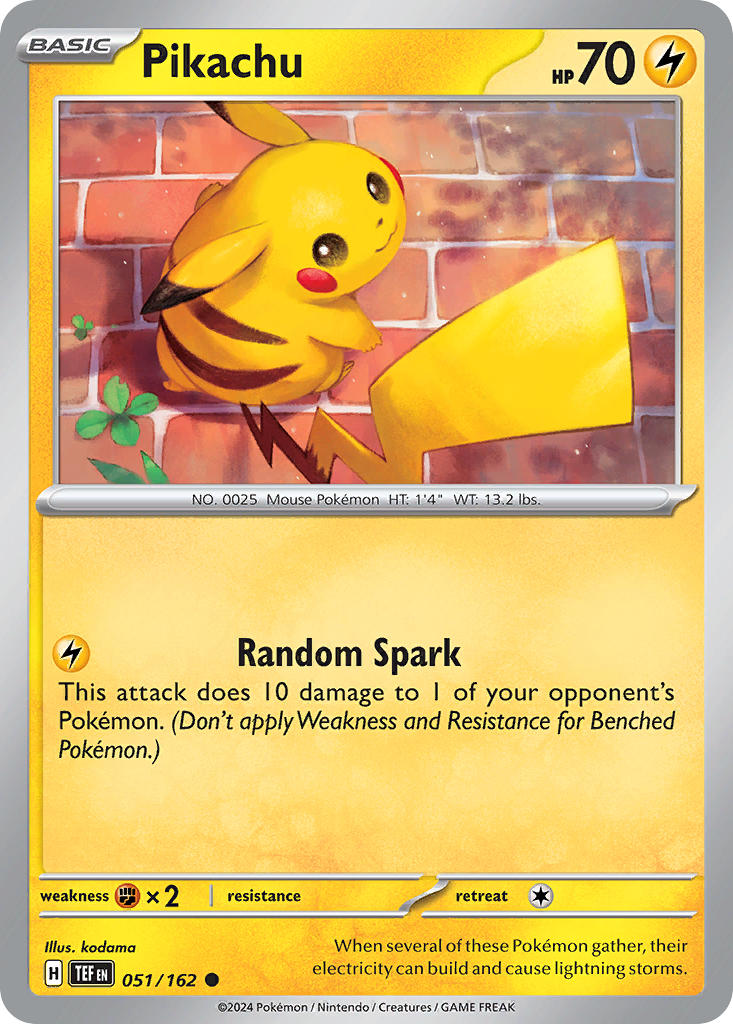 Pikachu 051/162