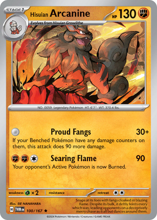 Hisuian Arcanine 100/167