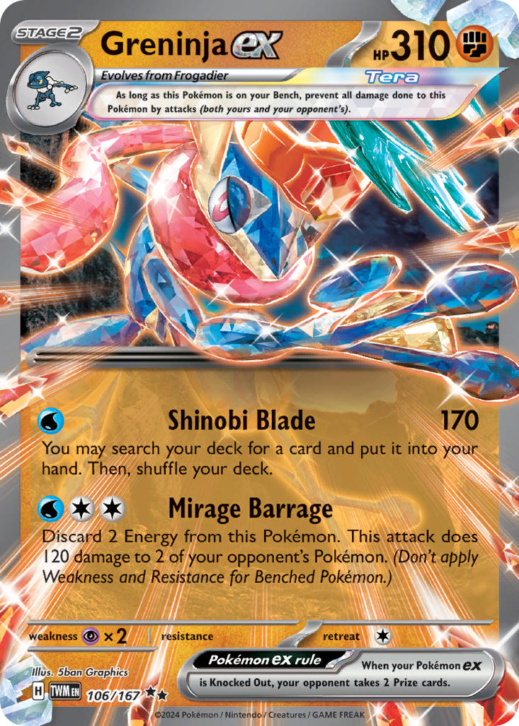 Greninja EX 106/167