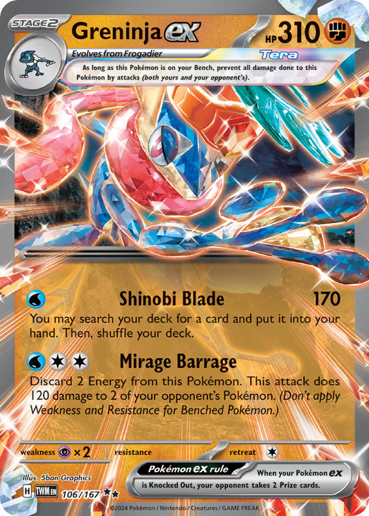 Greninja EX 106/167