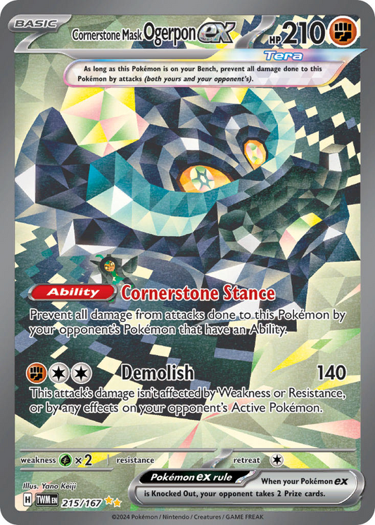 Cornerstone Mask Ogerpon EX 215/167