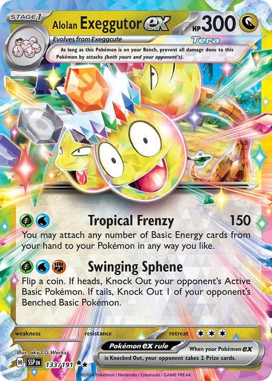 Alolan Exeggutor EX 133/191