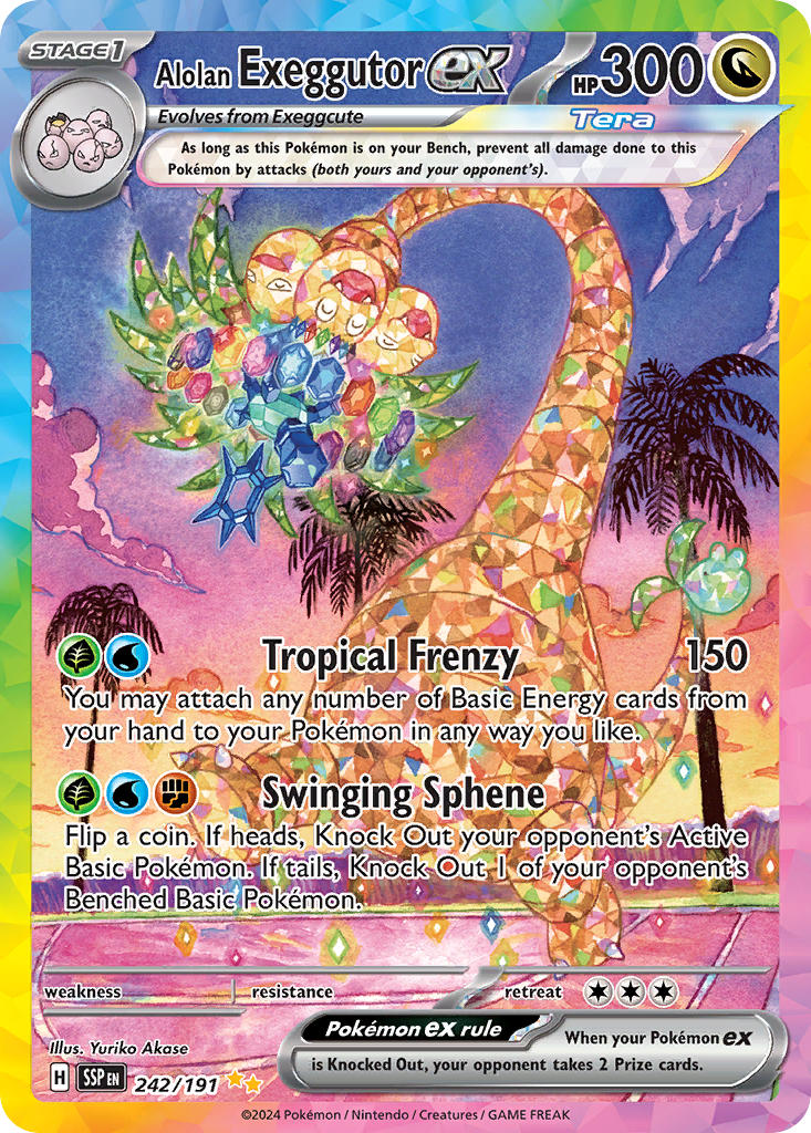 Alolan Exeggutor EX 242/191